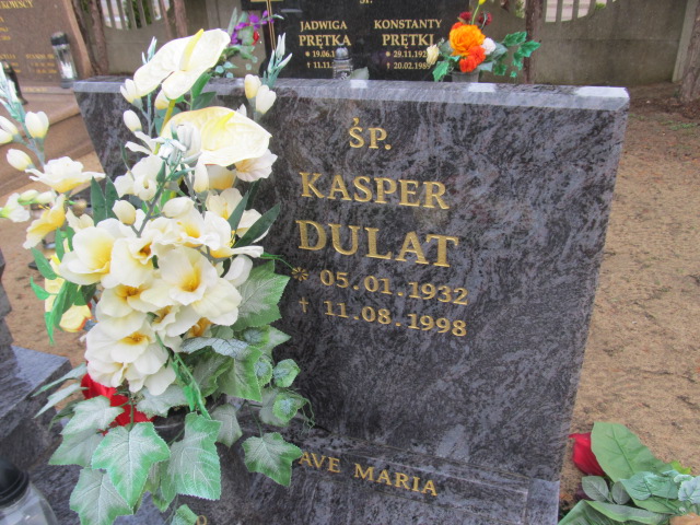 Kasper Dulat 1932 Zębowo - Grobonet - Wyszukiwarka osób pochowanych
