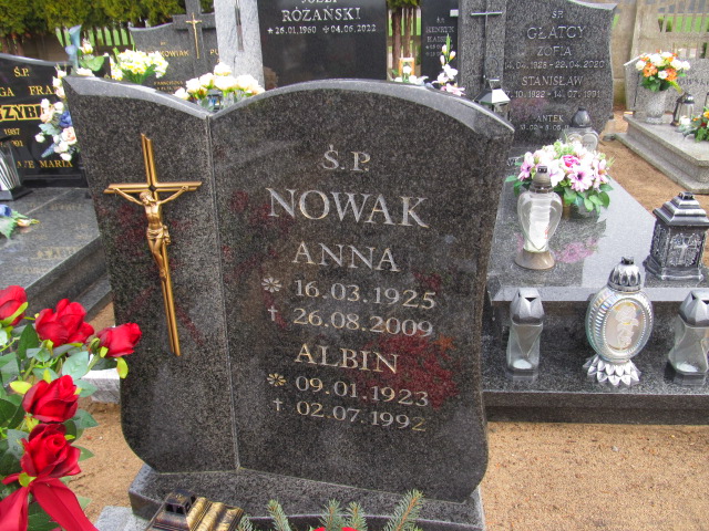 Albin Nowak 1923 Zębowo - Grobonet - Wyszukiwarka osób pochowanych