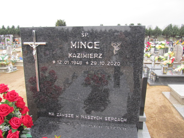 Kazimierz Minge 1948 Zębowo - Grobonet - Wyszukiwarka osób pochowanych