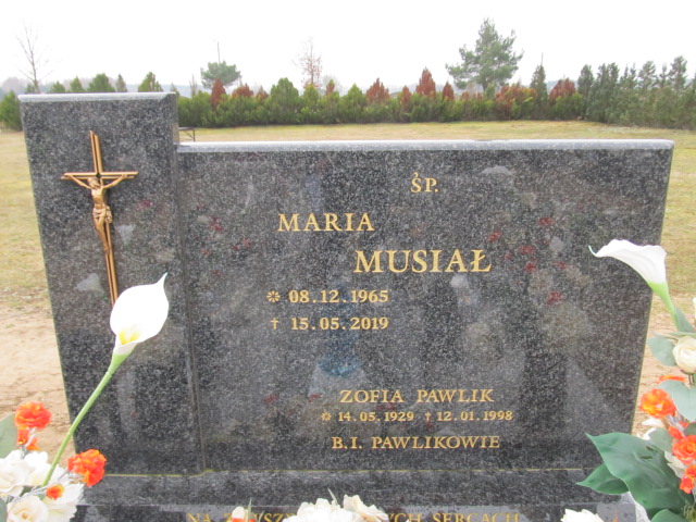 Zofia Pawlik 1929 Zębowo - Grobonet - Wyszukiwarka osób pochowanych